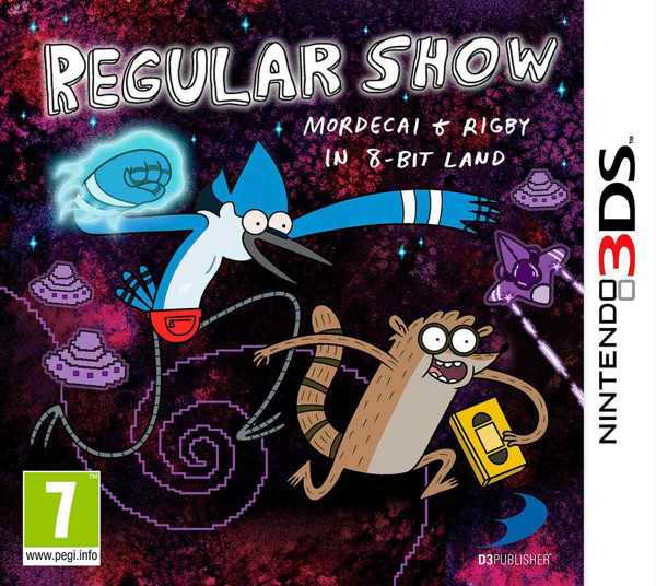 Regular Show Mordecai Rigby In 8 Bit Land 3ds